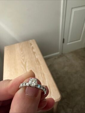 diamond and platinum 
Shane co Ring